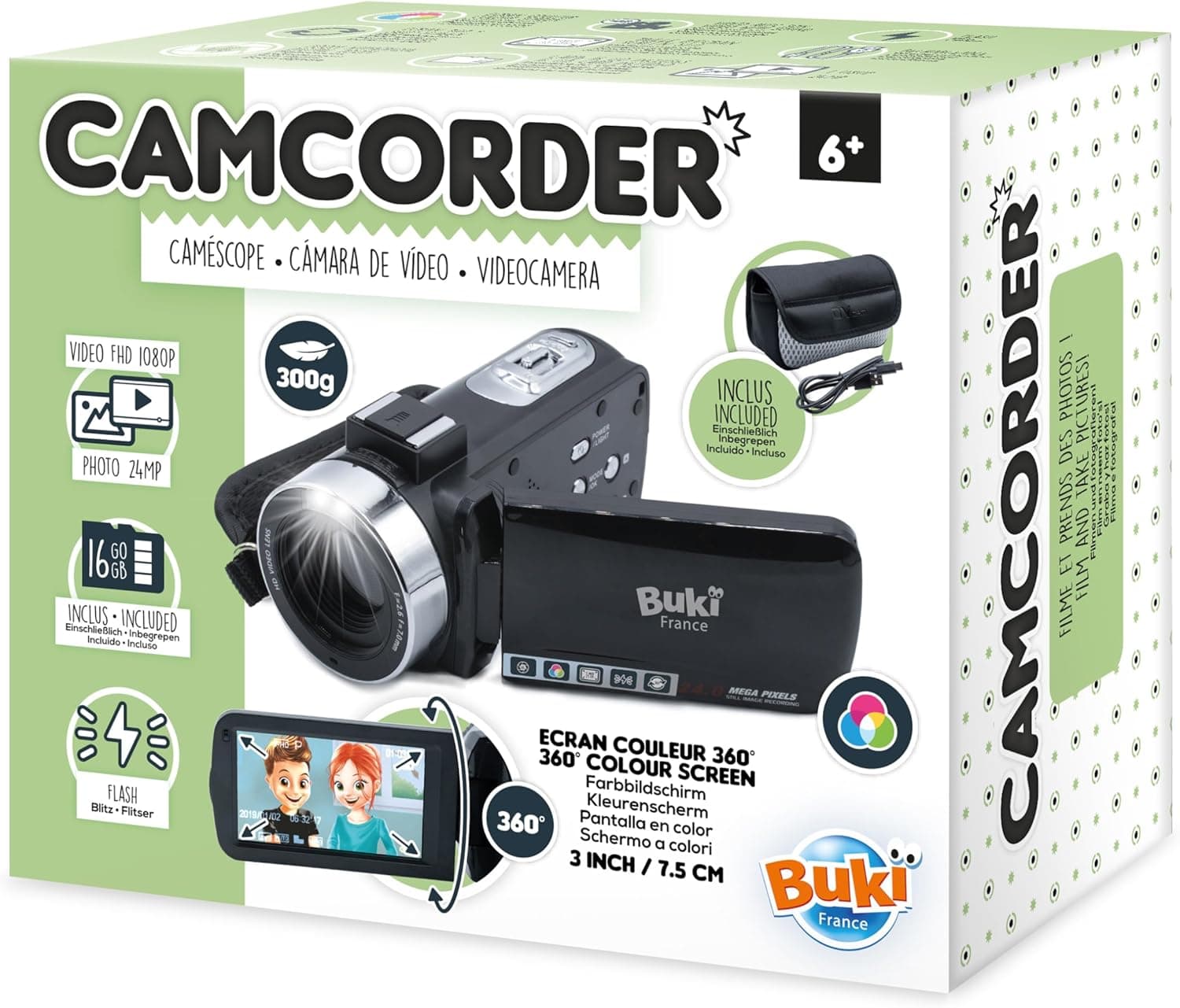 Buki France Video camera PV09 | Câmara digital infantil para crianças