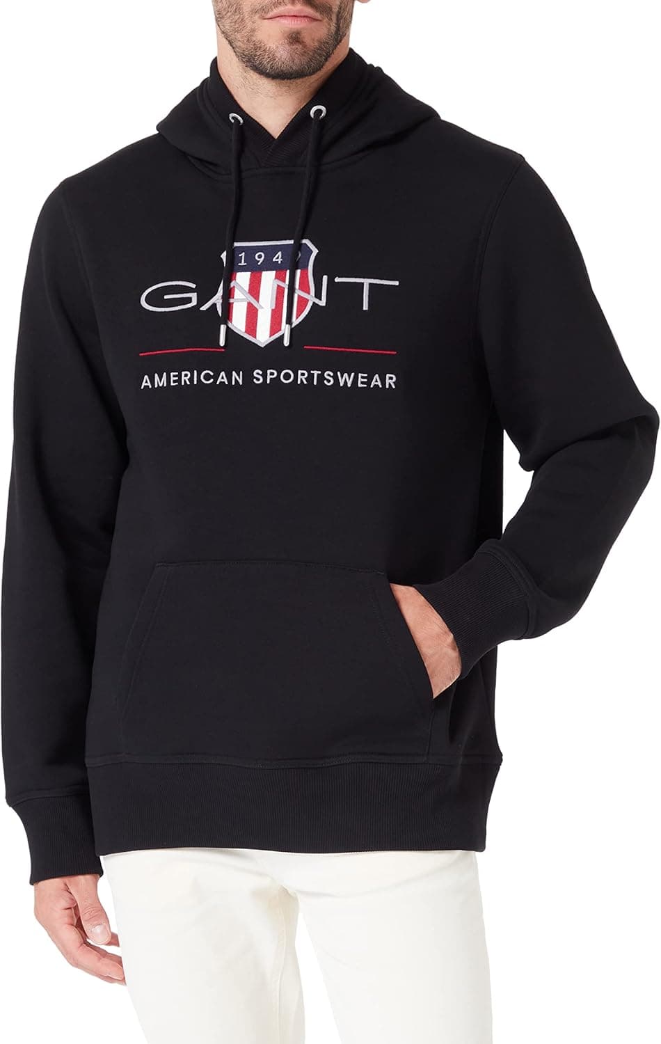 GANT Reg Archive Shield Hoodie camisola com capuz para homem L