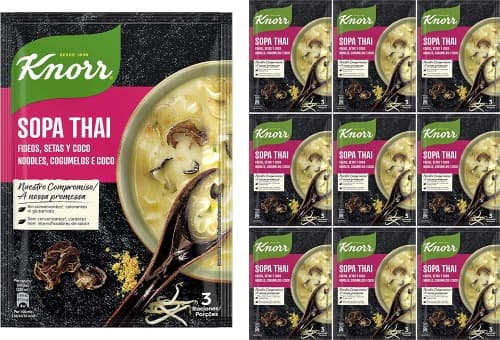 Knorr Sopa desidratada tailandesa 69 g (embalagem de 10)