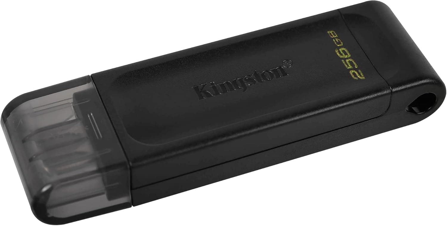 Kingston DataTraveler 70 - DT70/256 GB Unidade Flash USB-C, preto
