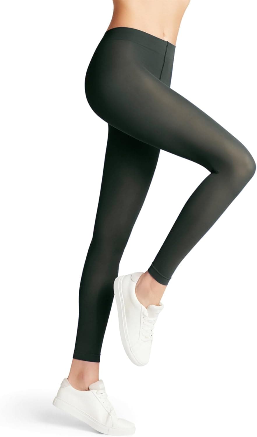 Falke Mulher Pure Matt 50 DEN leggings semi-opaco médio grosso resistente liso elegante sem pressão conforto cintura fina macia e sustentável material 1 peça