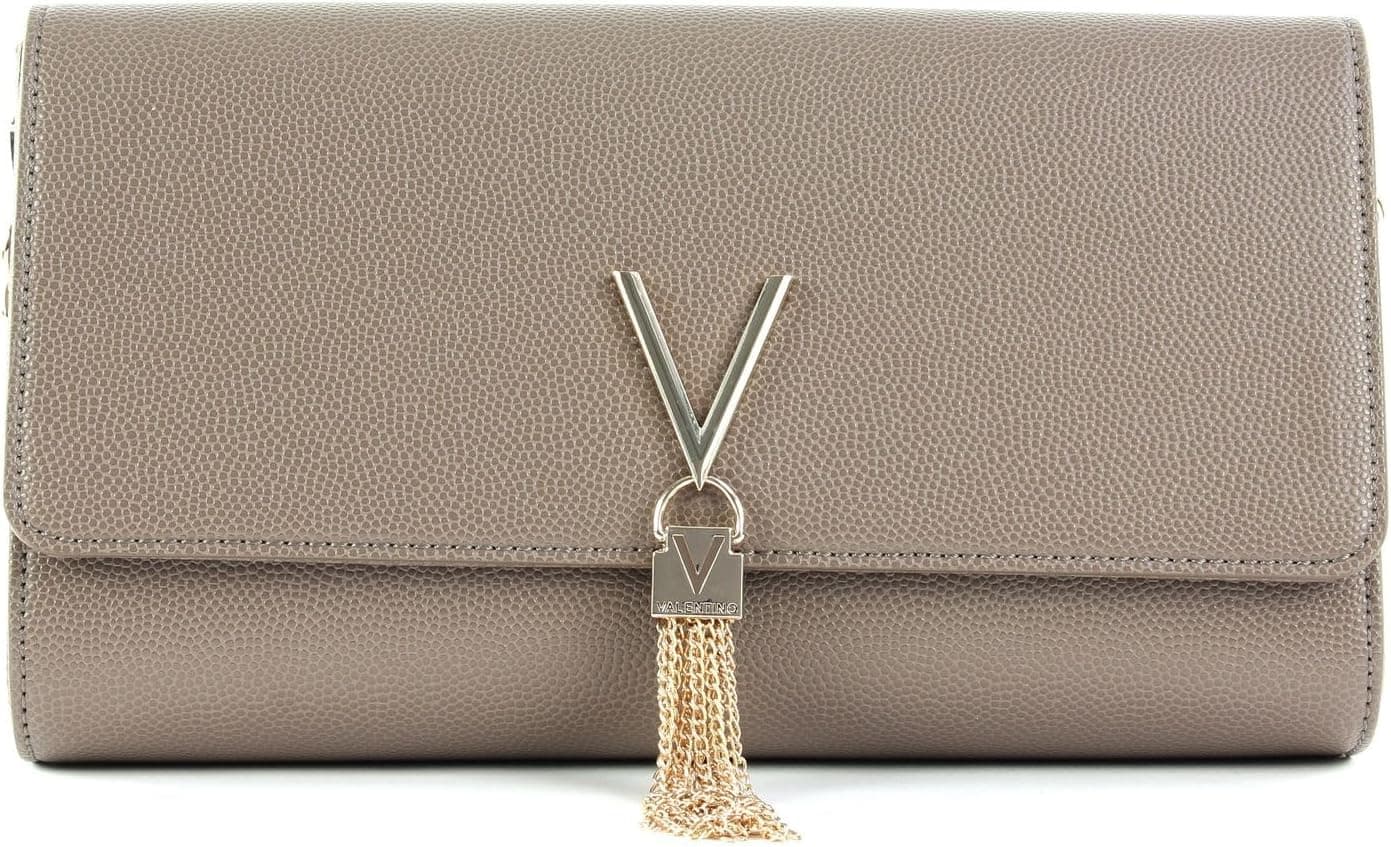 Valentino Divina | Carteira de mão taupe para mulher