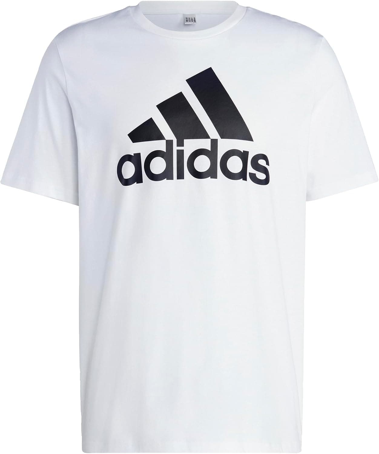 adidas Essentials Single Jersey Big Logo T-shirt de manga curta para homem, embalagem de 1