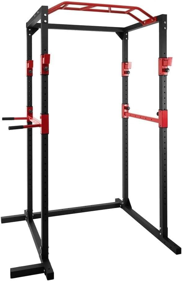 Ultrasport Multifuncional Power Rack, básico Power Rack, estante Fitness, para treino eficaz todo o corpo, ginásio casa, construção sólida em aço, para iniciantes e profissionais