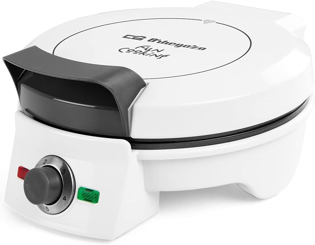 Orbegozo WL 1500 Máquina de Waffles, Placas Anti-aderentes, Alça de Toque Frio, 1000W, 240V