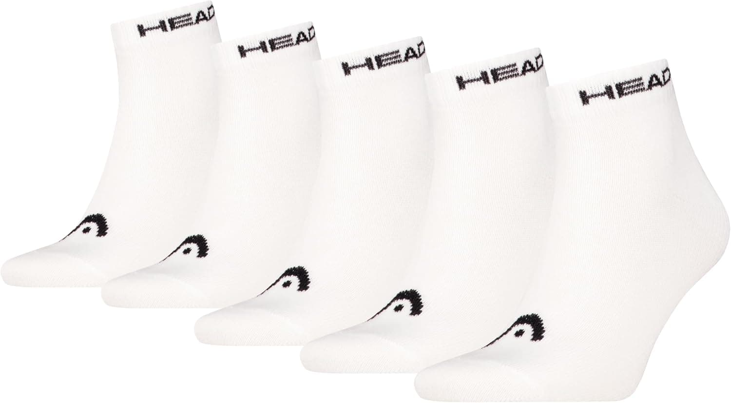 HEAD All Sports Meias unissexo para adulto, pack de 5 pares