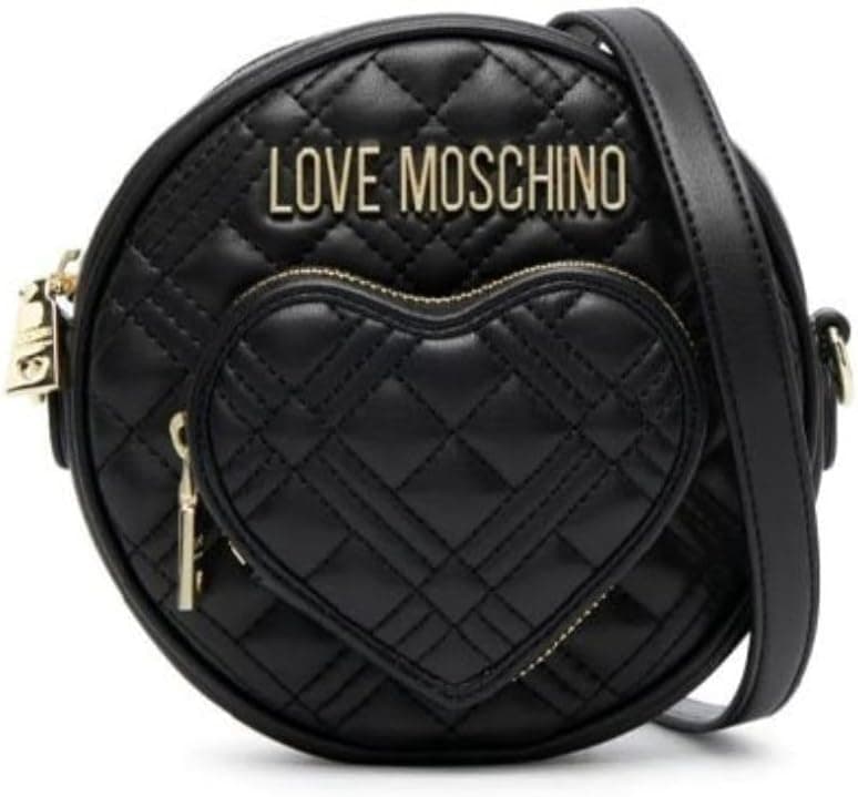 Love Moschino JC4067PP1H | Mala tiracolo feminina preta e branca