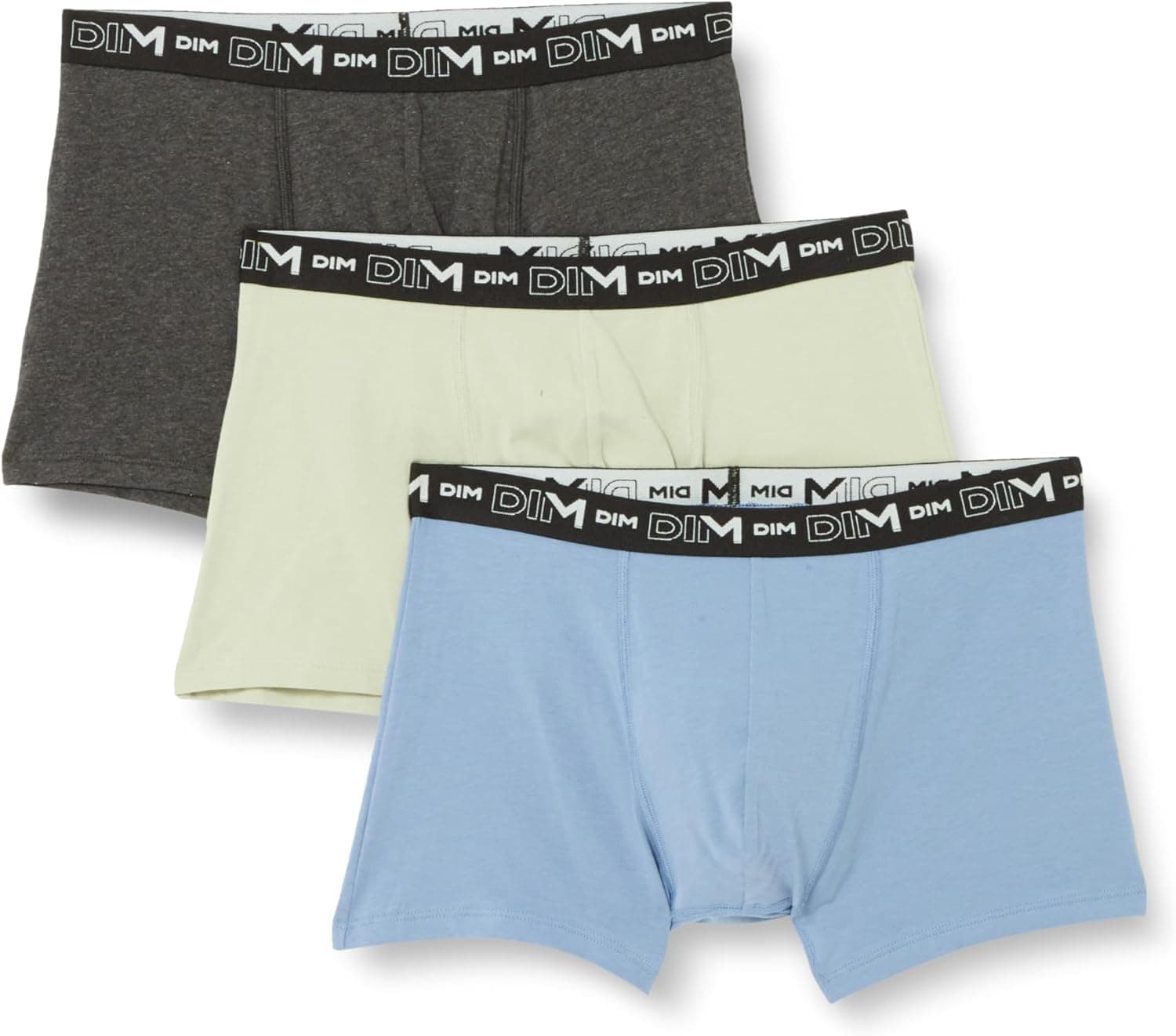 Dim Boxers com cintura a contraste para homem, pack de 3