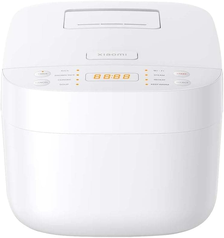 Xiaomi Smart Multifunctional Rice Cooker, arroz elétrico de 3 l, 8 funções de cozedura, controlo remoto via app, cozimento de alta potência
