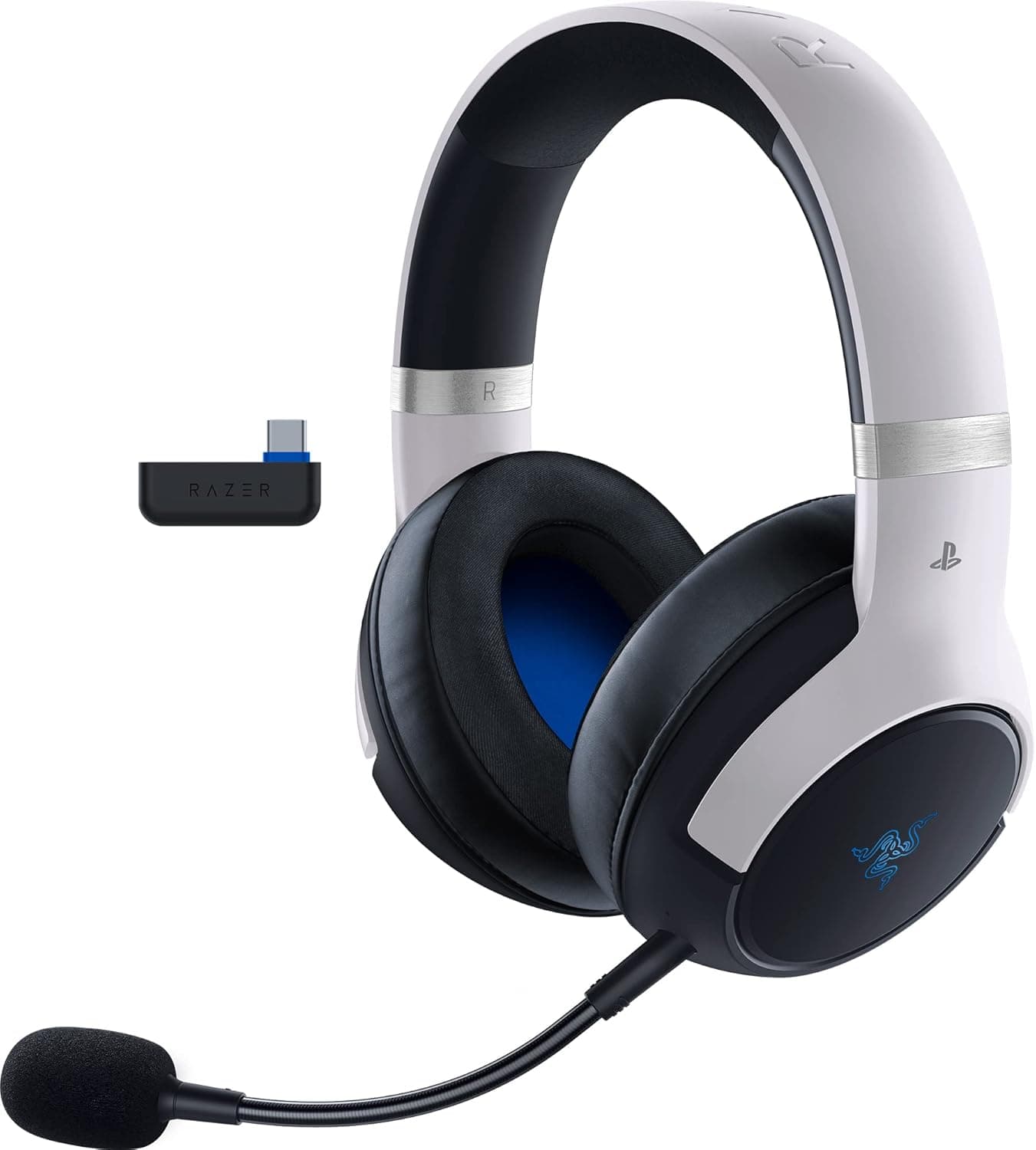 Razer Kaira Pro HyperSpeed | Auriculares gaming sem fios para PlayStation 5 com tecnologia háptica e microfone integrado