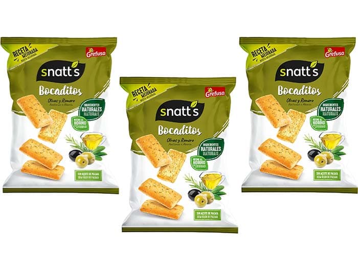 Snatt's Petite com azeitonas e alecrim, 110 g x 3