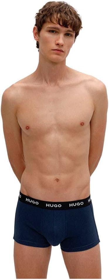 HUGO Trunk Triplet Pack Boxer Boxers 3 para homem
