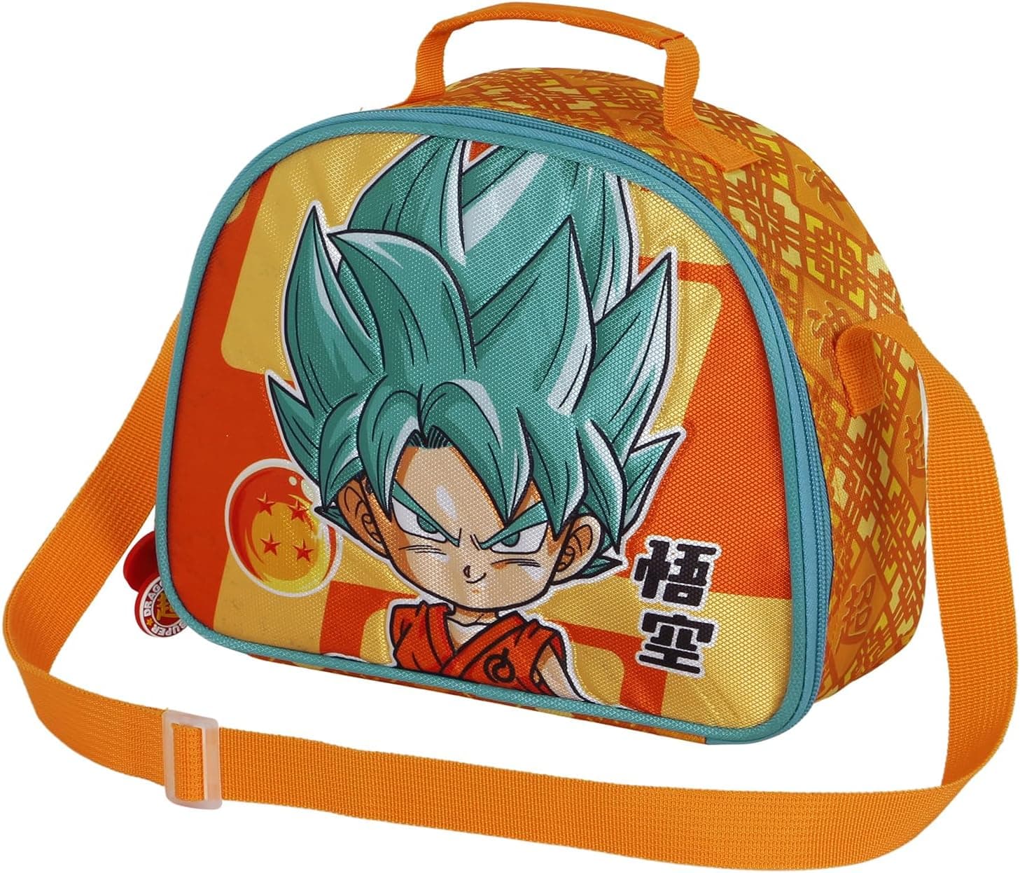 KARACTERMANIA Dragon Ball Super | Bolsa porta-alimentos multicolor 25,5 x 20 cm