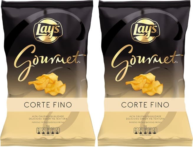 Lay's Gourmet Fine Cut | Batatas fritas finas em embalagem individual 150 g