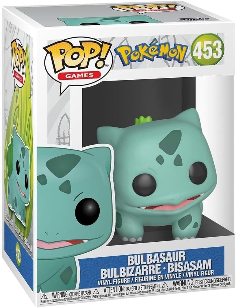 Funko POP! Games: Pokemon - Bulbasaur - Figuras em miniatura colecionáveis para exposição - ideia de presente - Mercadoria oficial - Brinquedos para crianças e adultos - fãs de vídeo Games