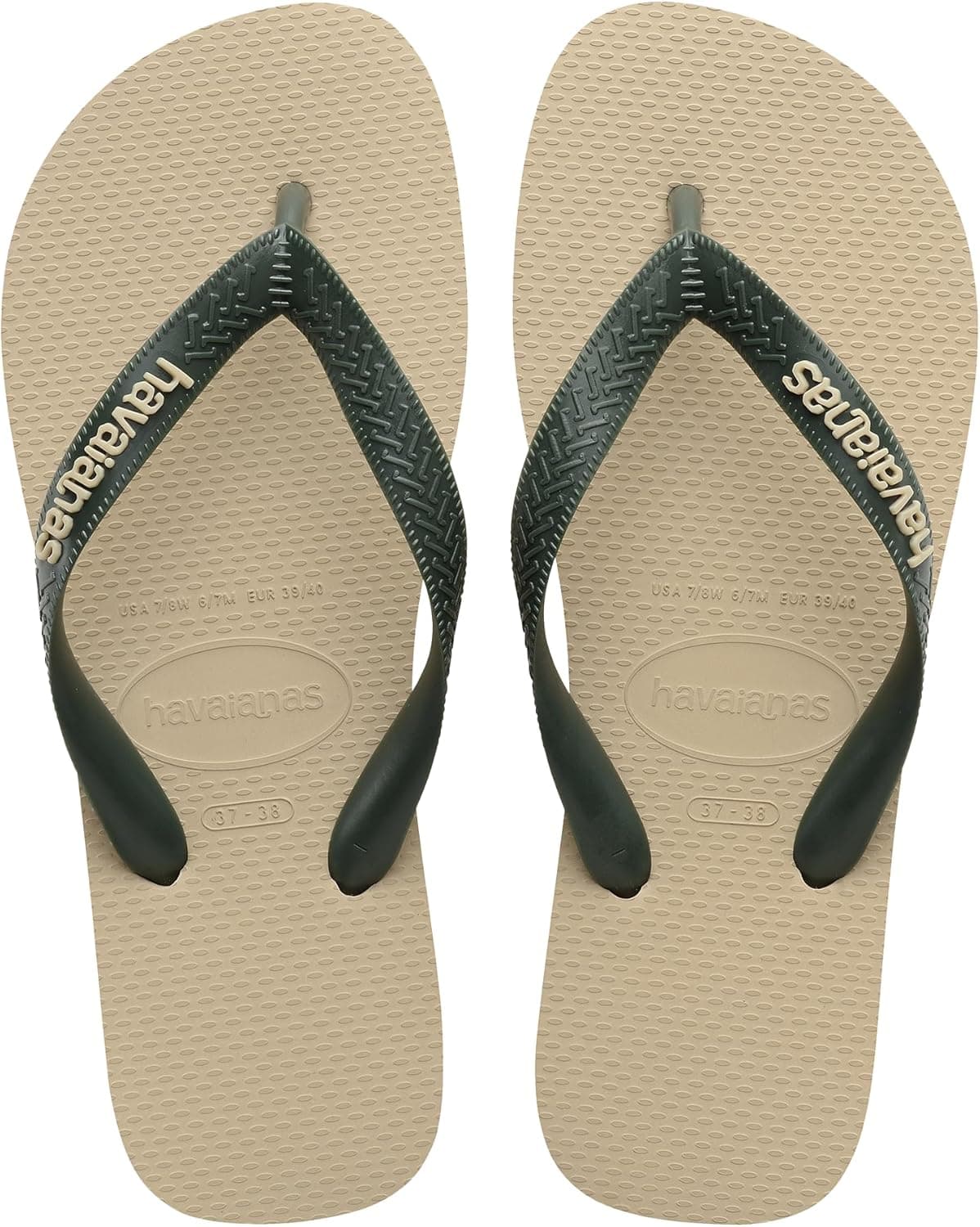 Havaianas Top Logo Pop Up | Chinelos de dedo unissexo com tiras com logótipo e sola antiderrapante