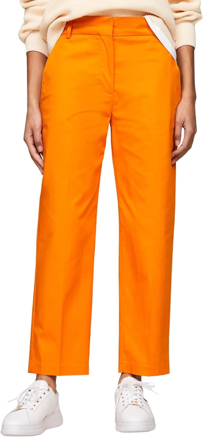 Tommy Hilfiger Calças chinesas para mulher Slim Fit