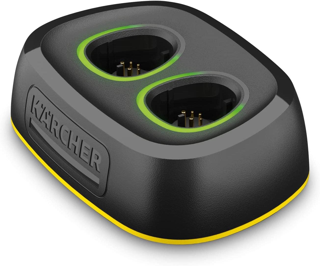 Kärcher Carregador rápido Fast Charger Duo Battery Power 4 V, 2 x 2,5 A, ecrã LED, tempo de carregamento: 50 min para 80 %, 70 min para 100 %, para equipamentos 4 V Kärcher Battery Power