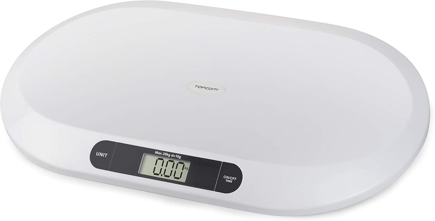 Topcom WG-2490 | Balança digital para bebés e pequenos animais até 20 kg