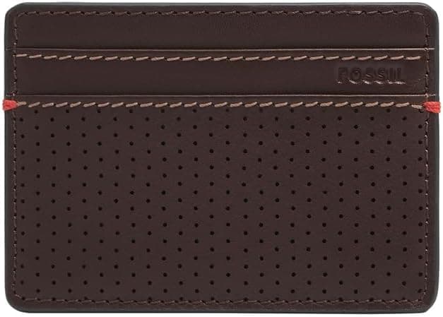 Fossil Sport Tourer, Travel Accessory-Travelers Card Sleeves para homem, castanho, S,