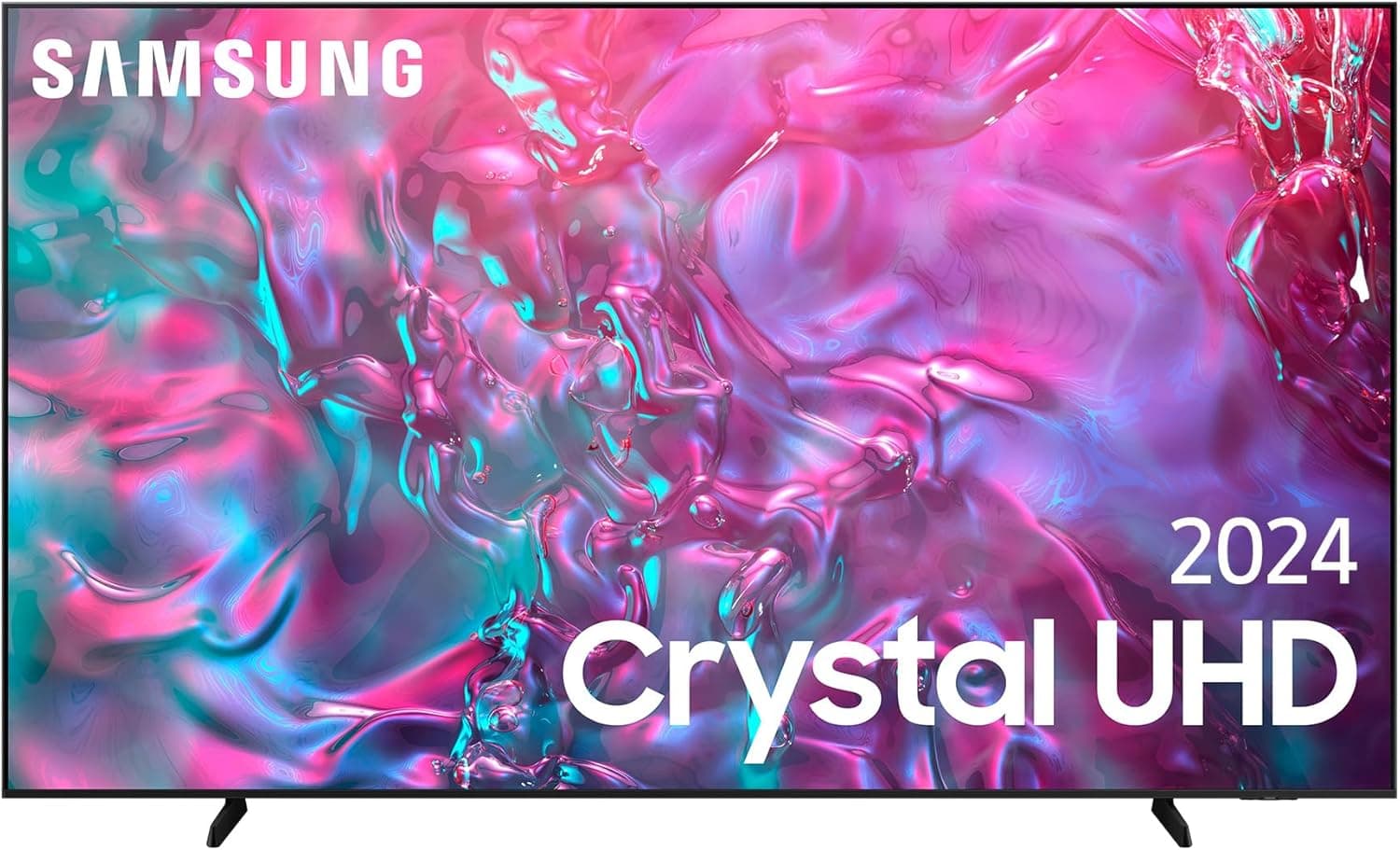 Samsung TV Crystal UHD 4K 2024 98DU9005 Smart TV de 98" imagem, Supersize Picture Enhancer, algoritmo Deep Learning Super Resolution e cores puras com PurColor 