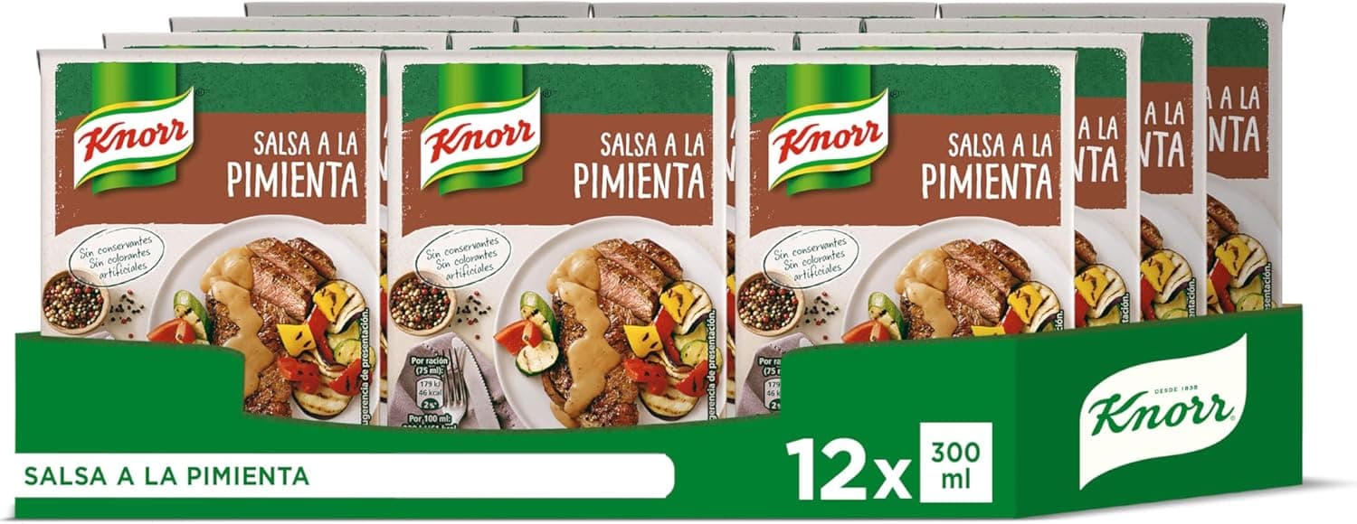 Knorr Molho de pimenta 300 ml, conjunto de 12