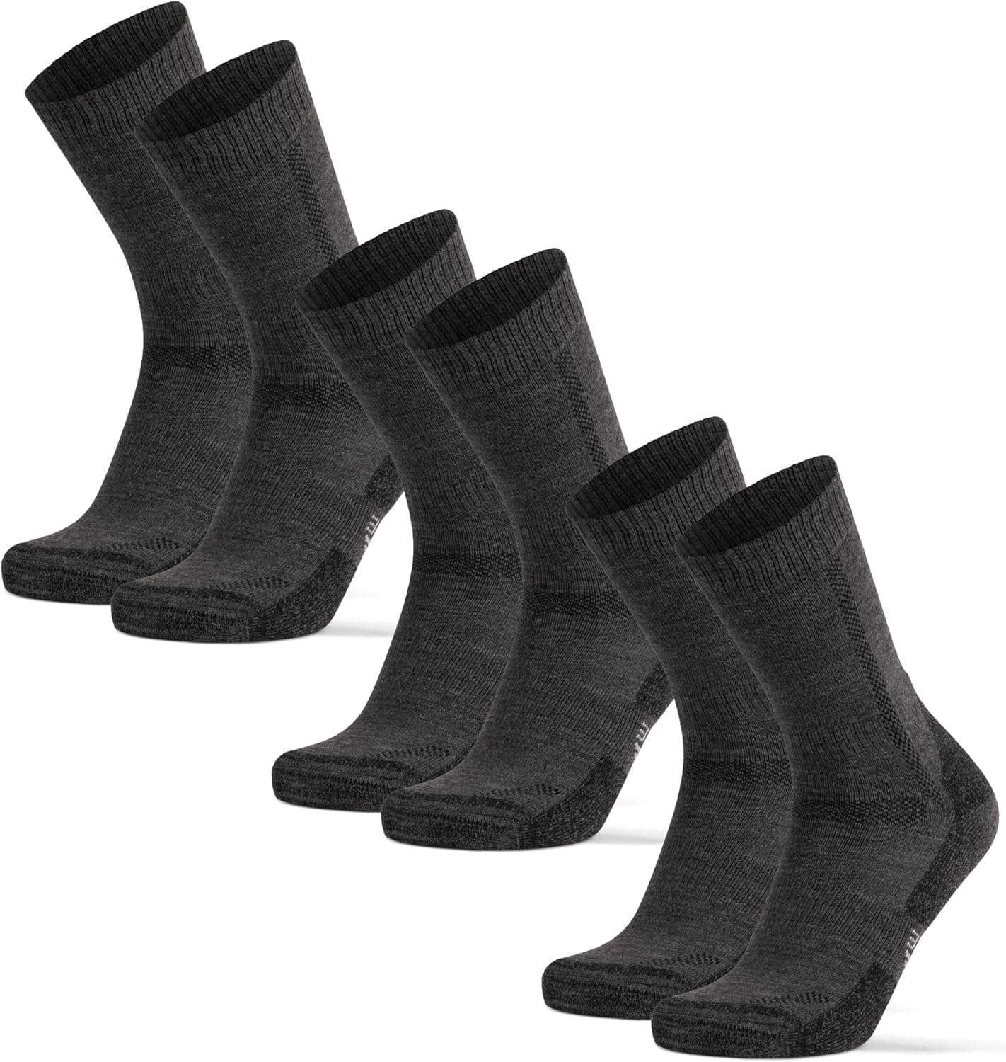 DANISH ENDURANCE Meias anti-bolhas de caminhada unissexo, 3 pares