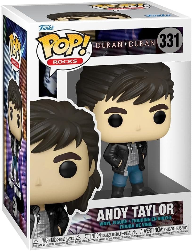 Funko Pop! Rocks: Duran Duran - Wild Boys Andy Taylor - Figura de vinil colecionável - ideia de presente- Mercadoria oficial 