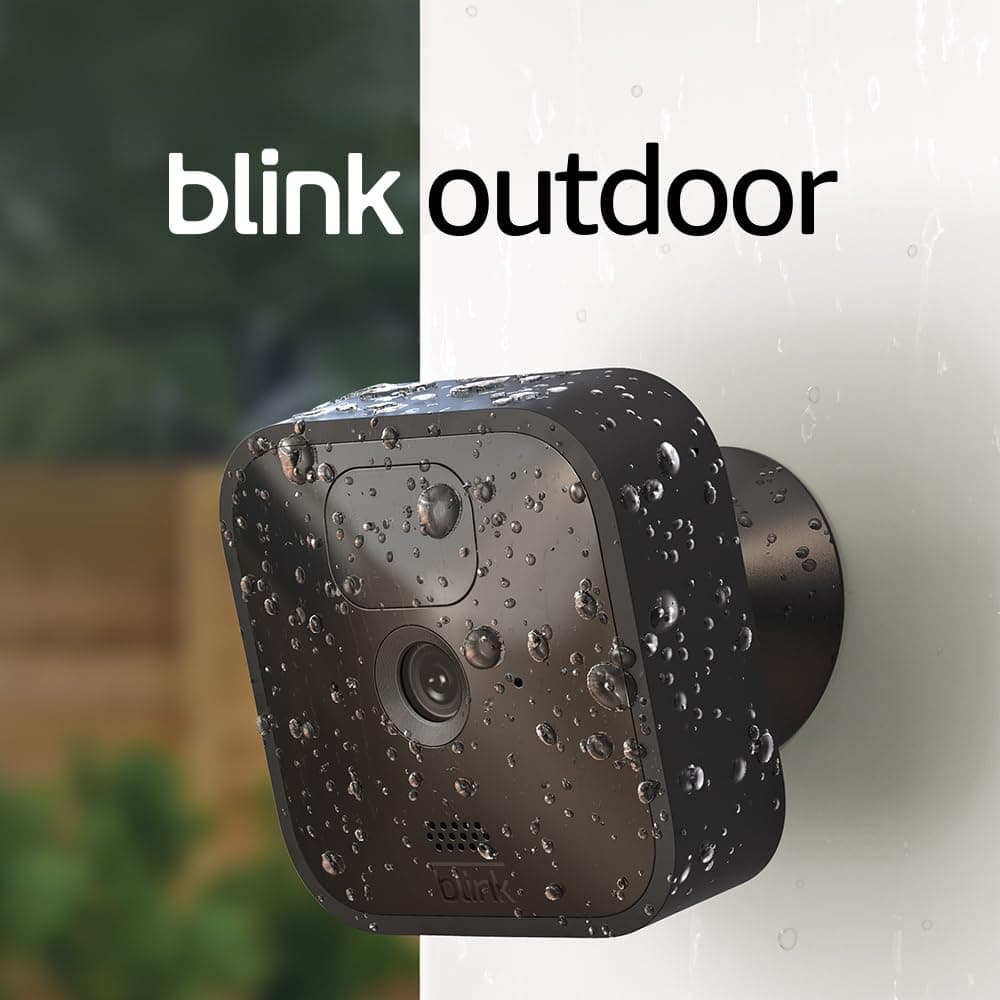Blink ao ar livre | Câmera de vigilância externa HD sem fio à prova de intempéries com 2 anos de duração da bateria e detecção de movimento | Câmera adicional | Requer o Blink Sync Module 2