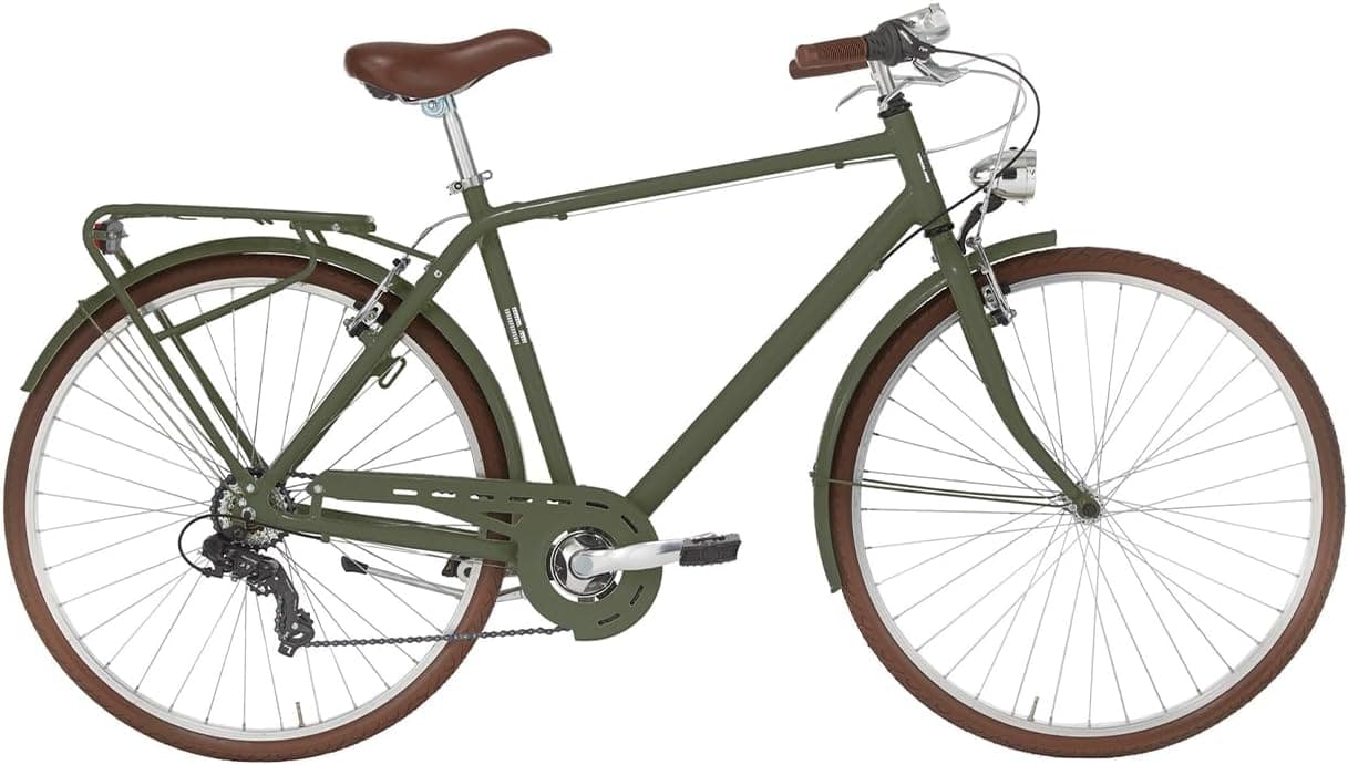 ALPINA Freetime - Bicicleta para homem e mulher, verde militar