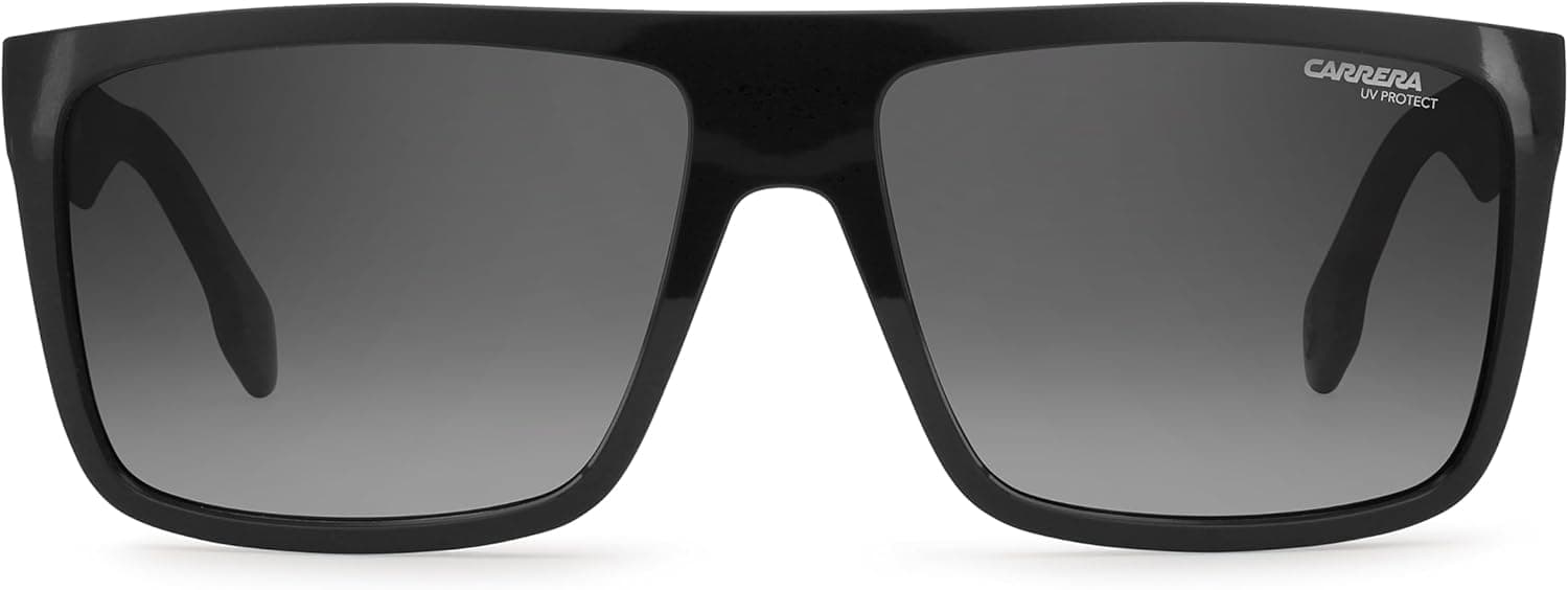 Carrera 5039/S | Óculos de sol unissexo com armação preta e lentes cinza degradé