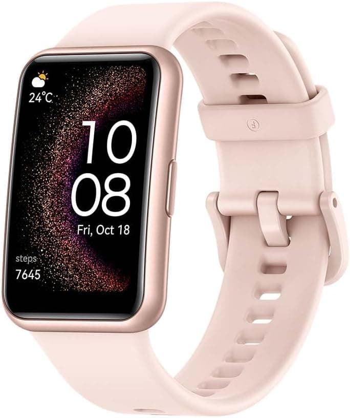 HUAWEI Watch Fit Special Edition, 1,64 polegadas HD AMOLED ecrã Smartwatch, gestão profissional da saúde, GPS integrado, assistente prático na vida quotidiana, versão alemã, rosa nebulosa