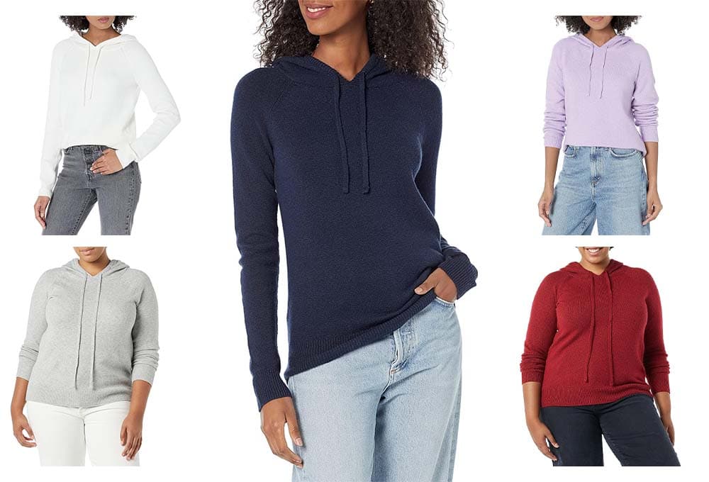 Amazon Essentials | Sweatshirt de algodão com capuz para mulher