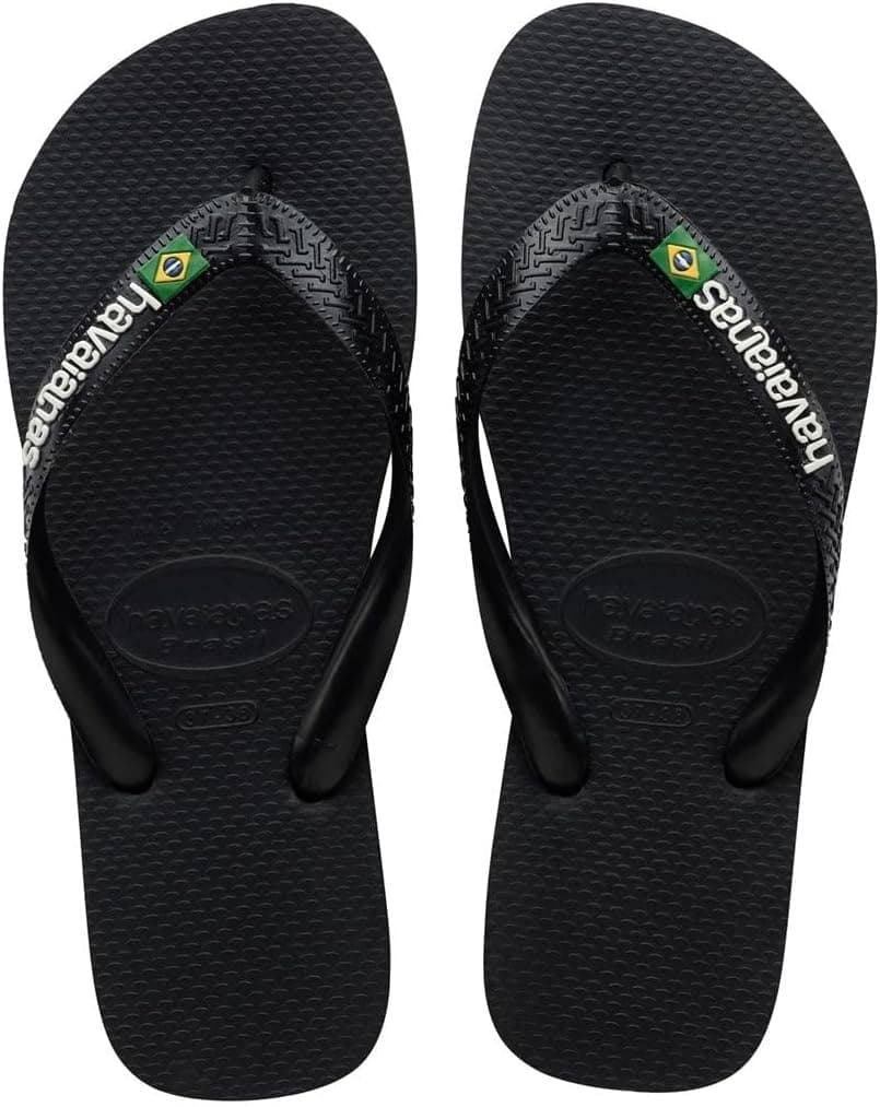 Havaianas Logótipo Brasil, chinelos unissexo para adulto