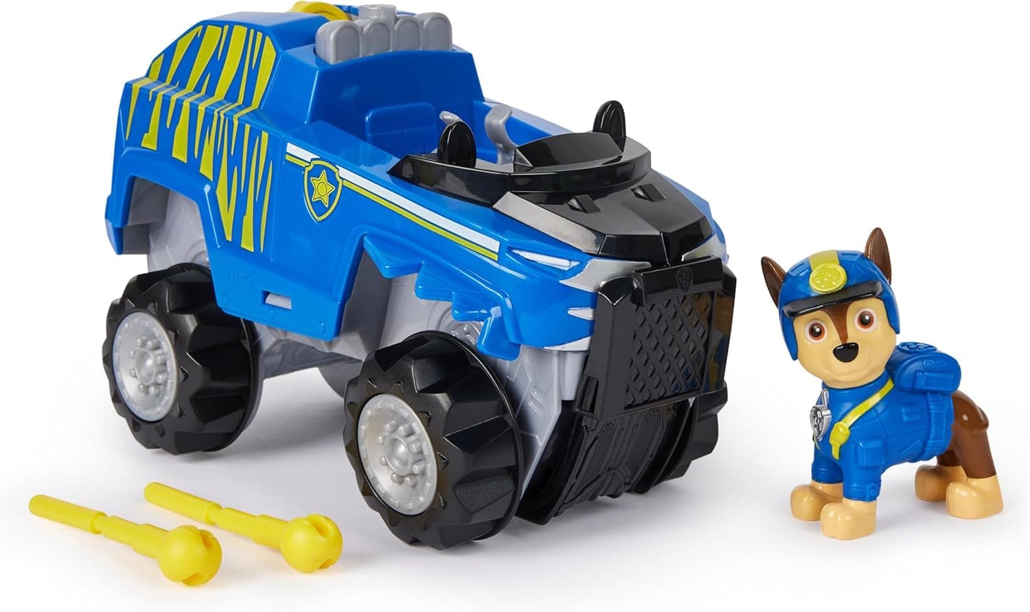 Paw Patrol 6067758 | Set Chase Jungle Pups com veículo lança projéteis para crianças a partir dos 3 anos