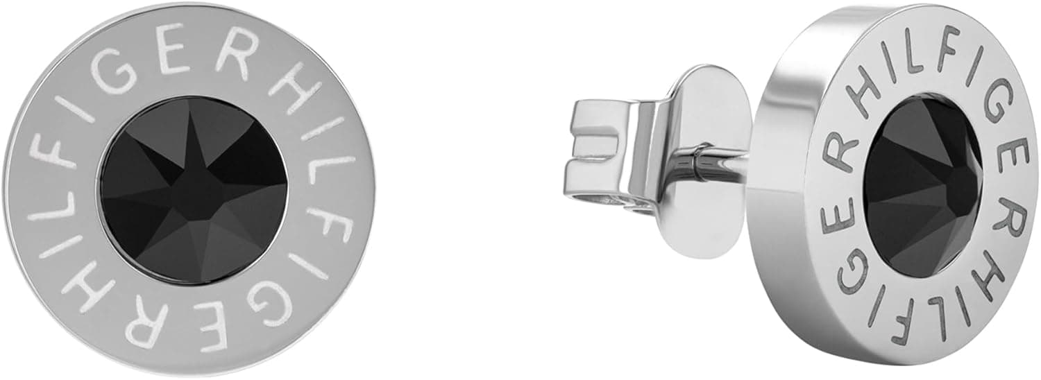 Tommy Hilfiger Jewelry Brincos de aro ou de botão para homem em aço inoxidável