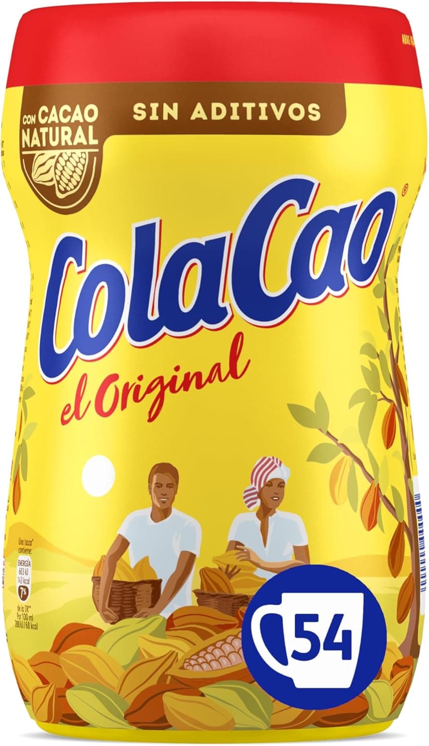 ColaCao, Original, cacau solúvel natural e sem aditivos - 760 g
