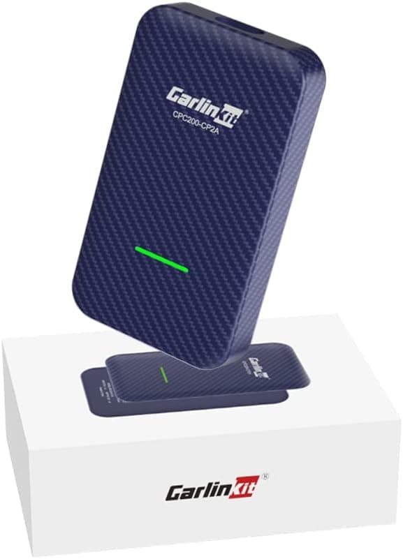 Carlinkit 4.0 CarPlay sem fio/adaptador automático Android sem fios para carro CarPlay com cabo de fábrica, nova atualização, compatível com Audi/Mercedes/VW/KIA/Hyundai