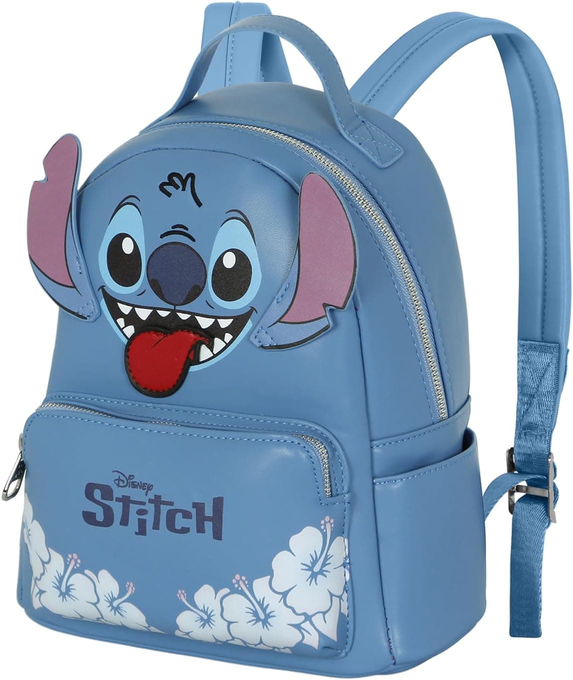Disney Heady Backpack | Mochila casual azul Stitch unissexo para criança