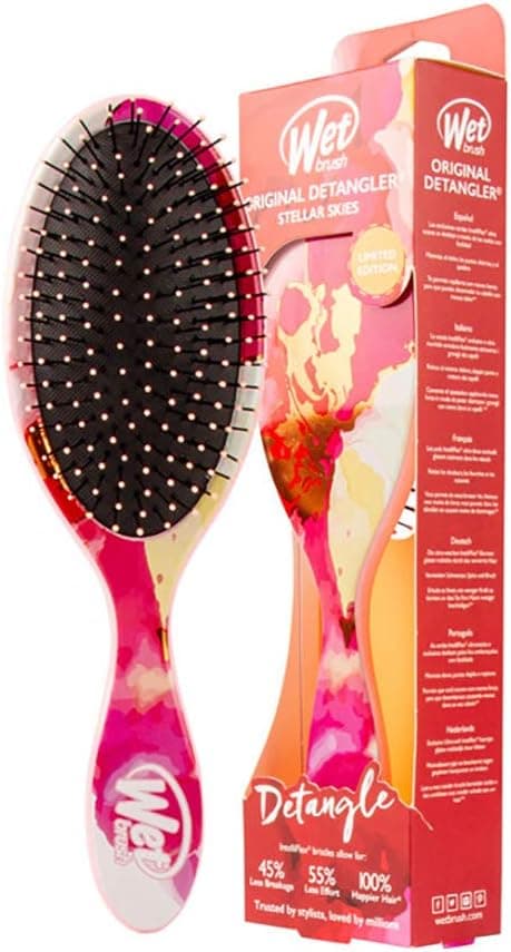 Wet Brush Original desembaraçador Stellar Skies Brush – Rose Skies por unissexo, 1 escova de cabelo