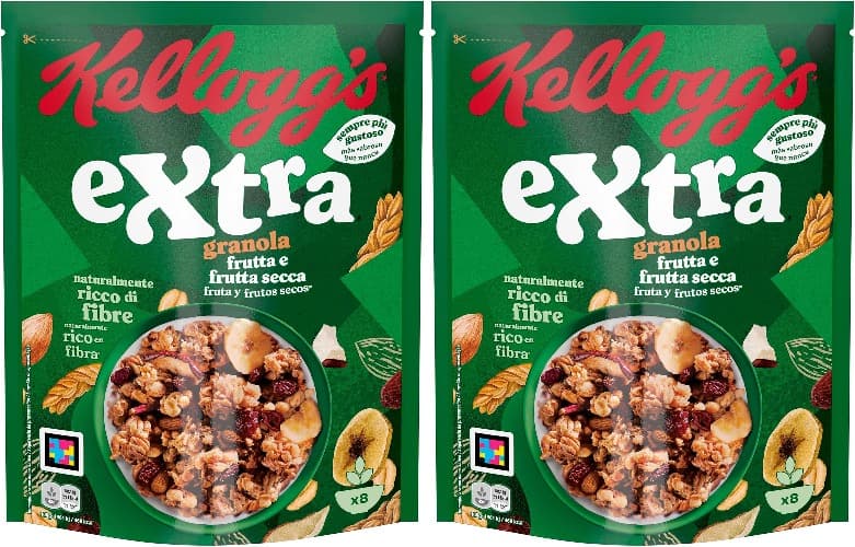 Kellogg's Extra frutas, 375 g x2