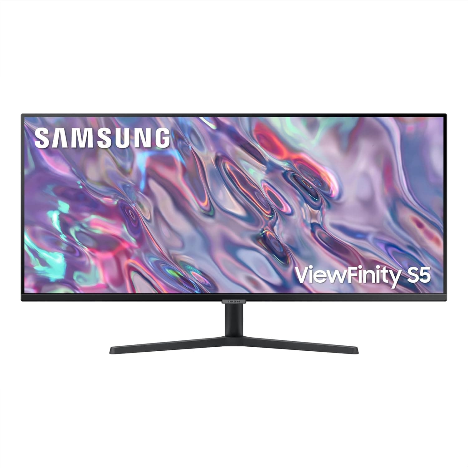 Samsung LS34C502GAUXEN Monitor de 34" ViewFinity S5 S50GC, Ultra WQHD, 3440 x 1440, 21:9, HDR10, certificado TUV (cuidado dos olhos), PBP/Pip, taxa de atualização de 100Hz, AMD Free. eSync