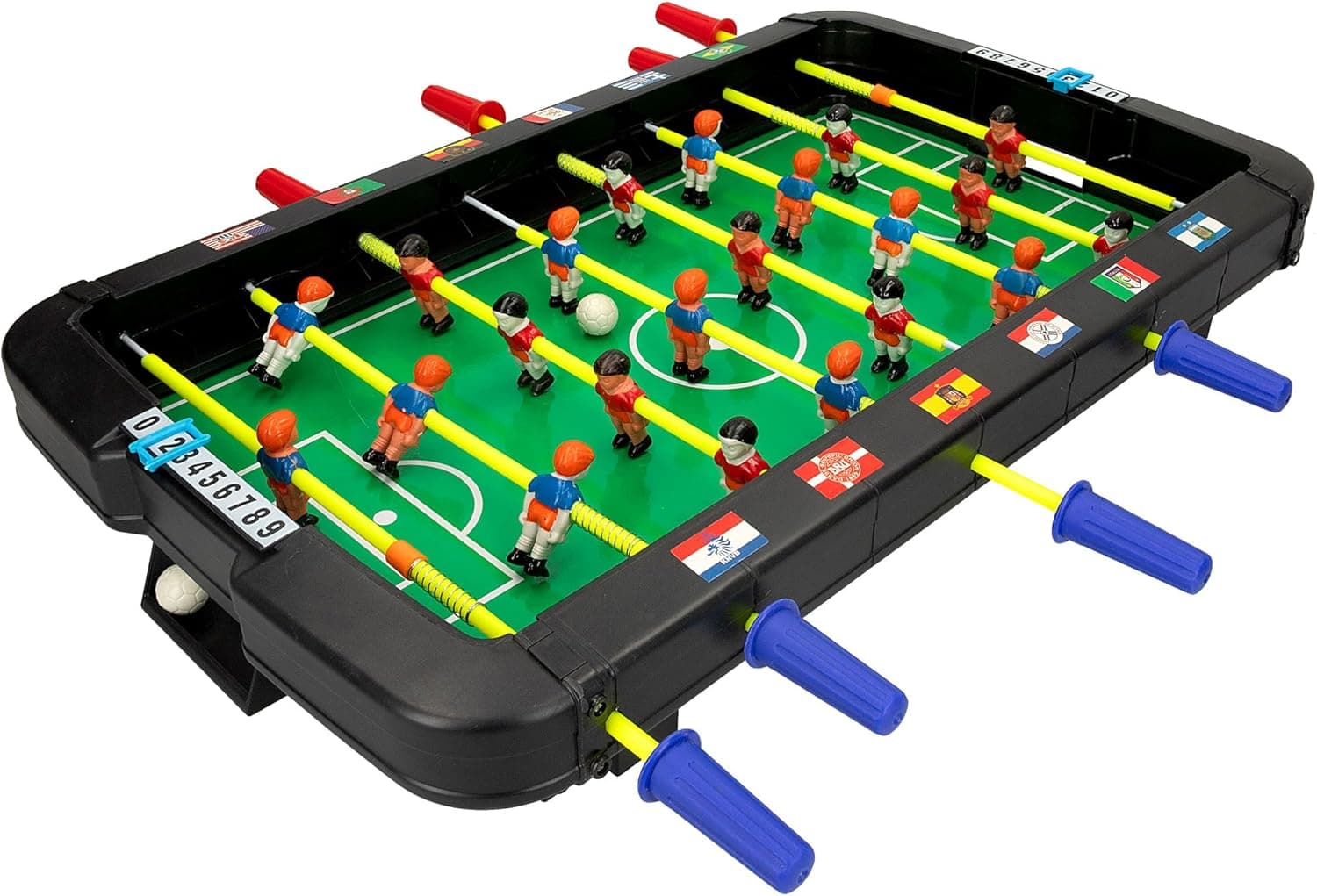 COLORBABY CB Games, matraquilhos infantis, 55 x 45 cm, 2 jogadores, marcador de pontos manual, conjunto de tabuleiro de futebol, brinquedo interativo pais e filhos, presente crianças 6 anos (47341)
