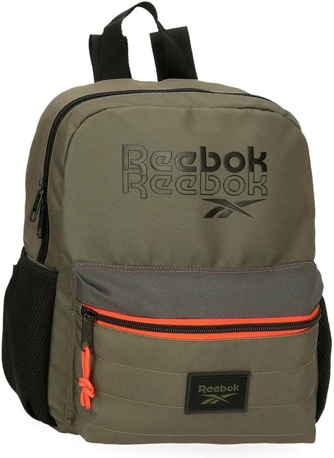 Reebok Howell | Mochila casual castanha com alças ajustáveis e vários compartimentos