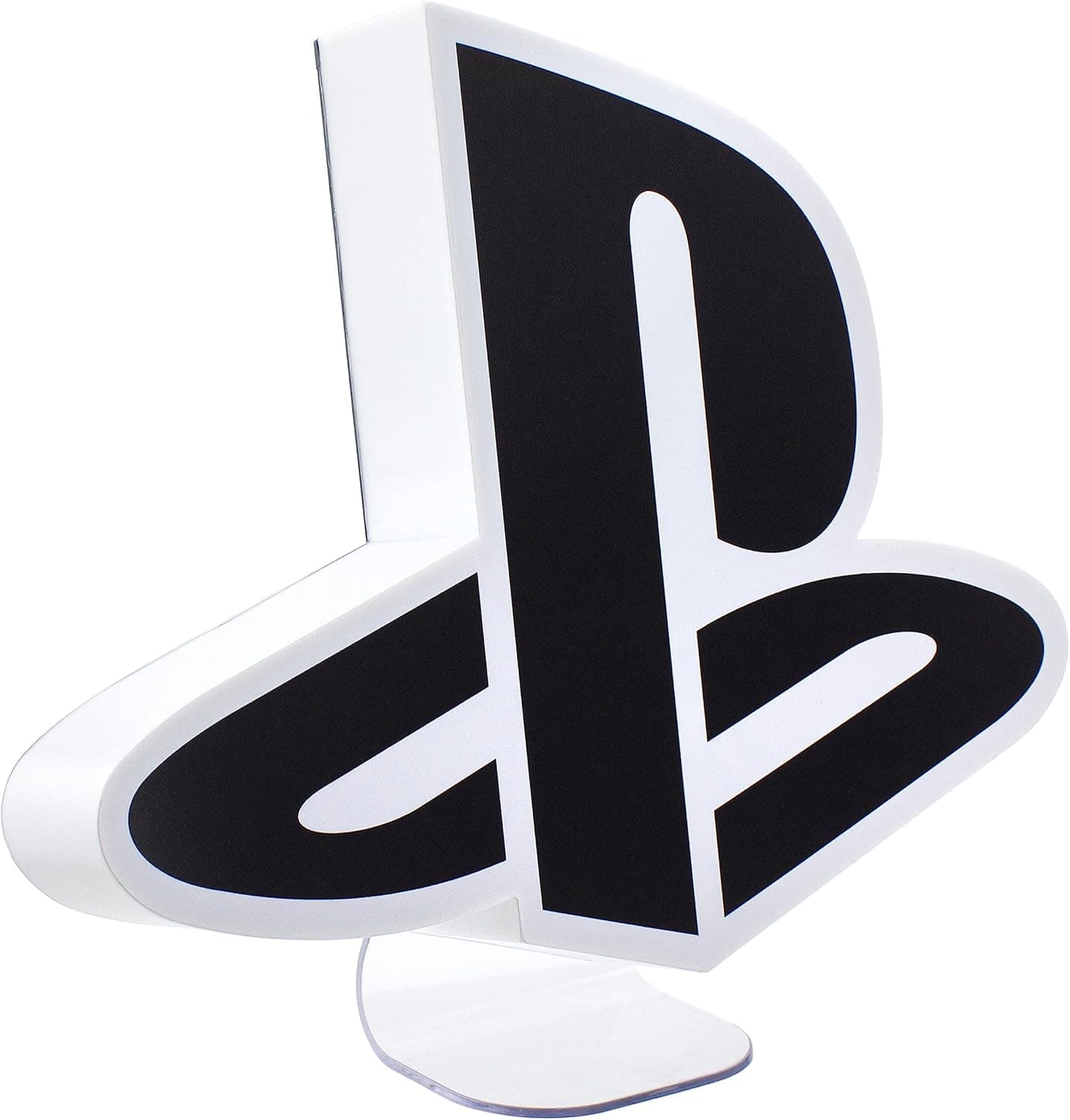 Luz logo PlayStation - Producto oficial, 3 modos de luz, iluminación reactiva al sonido para decoración de juegos u oficina, regalo para gamers, alimentado por USB o batería