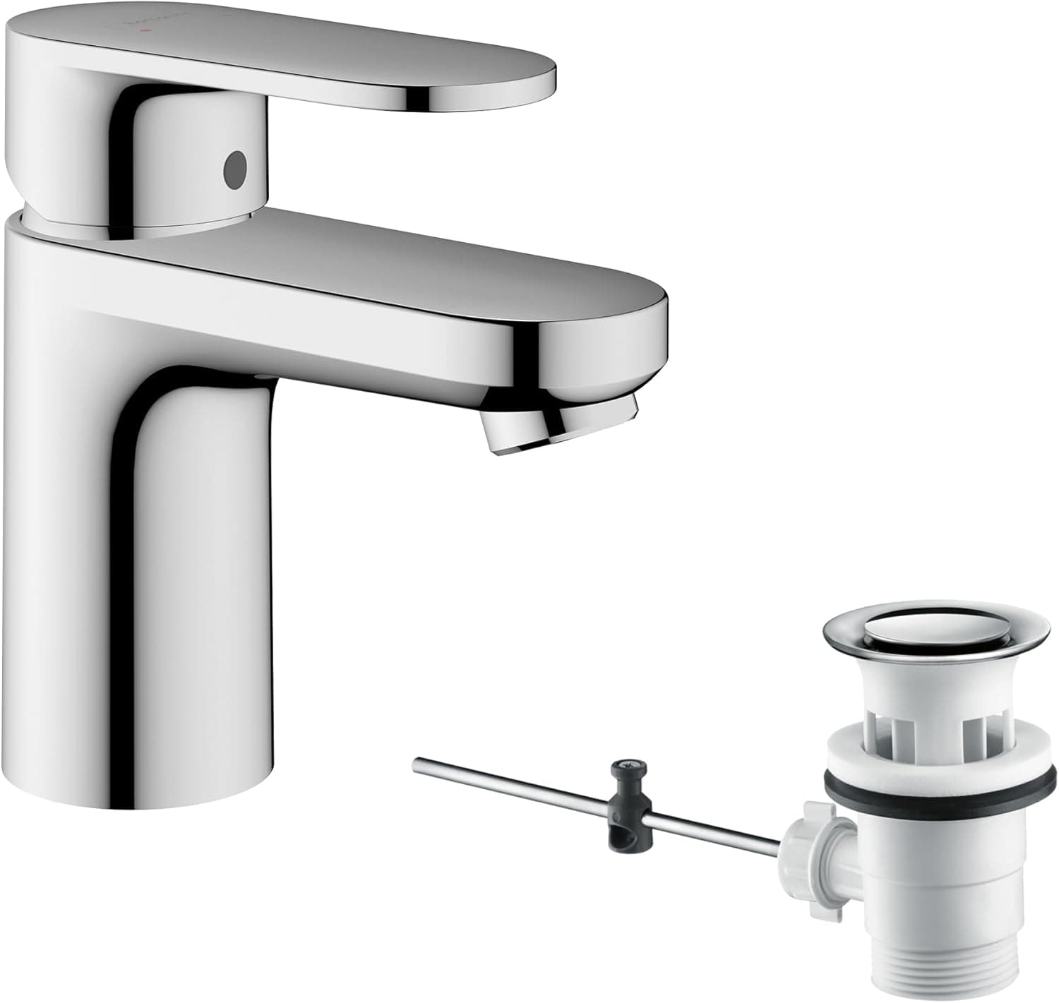 hansgrohe Vernis Blend Torneira monocomando de lavatório 70 com esvaziador automático, crómio, 71550000