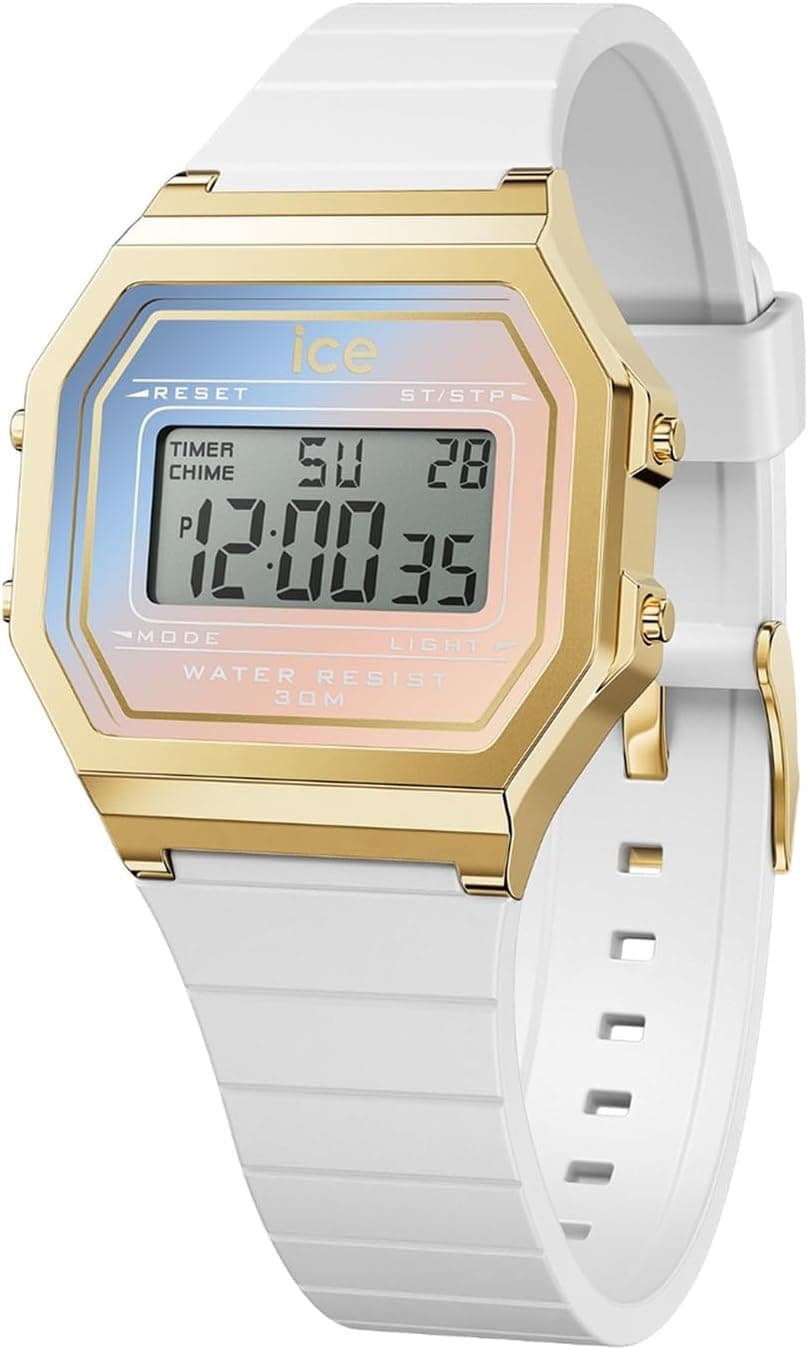 Ice-Watch - ICE digit retro Sunset - Relógio para mulher com correia de polyamide (S)