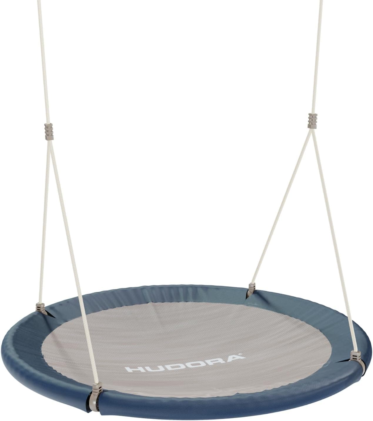 HUDORA Balanço de ninho Lounge ajustável em altura, diâmetro de 90/110 cm para até 150 kg, balanço suspenso com assento fechado, balanço familiar para uso interno e externo