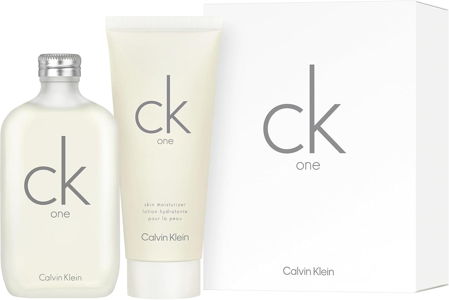 Calvin Klein | CK ONE | Conjunto de oferta  - Eau De Toilette 200 ml + Loção corporal 200 ml