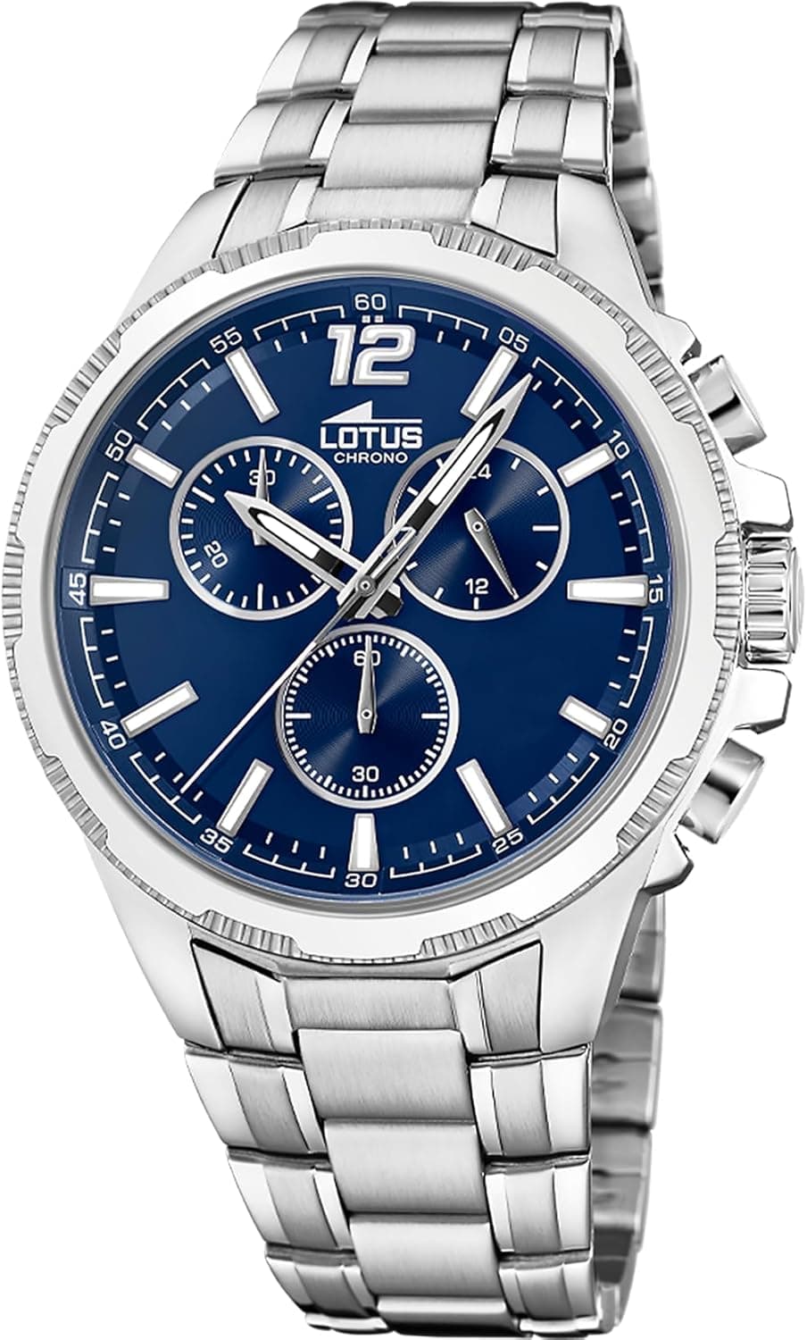 Lotus 18991/2 | Relógio cronógrafo para homem com bracelete e caixa em aço inoxidável